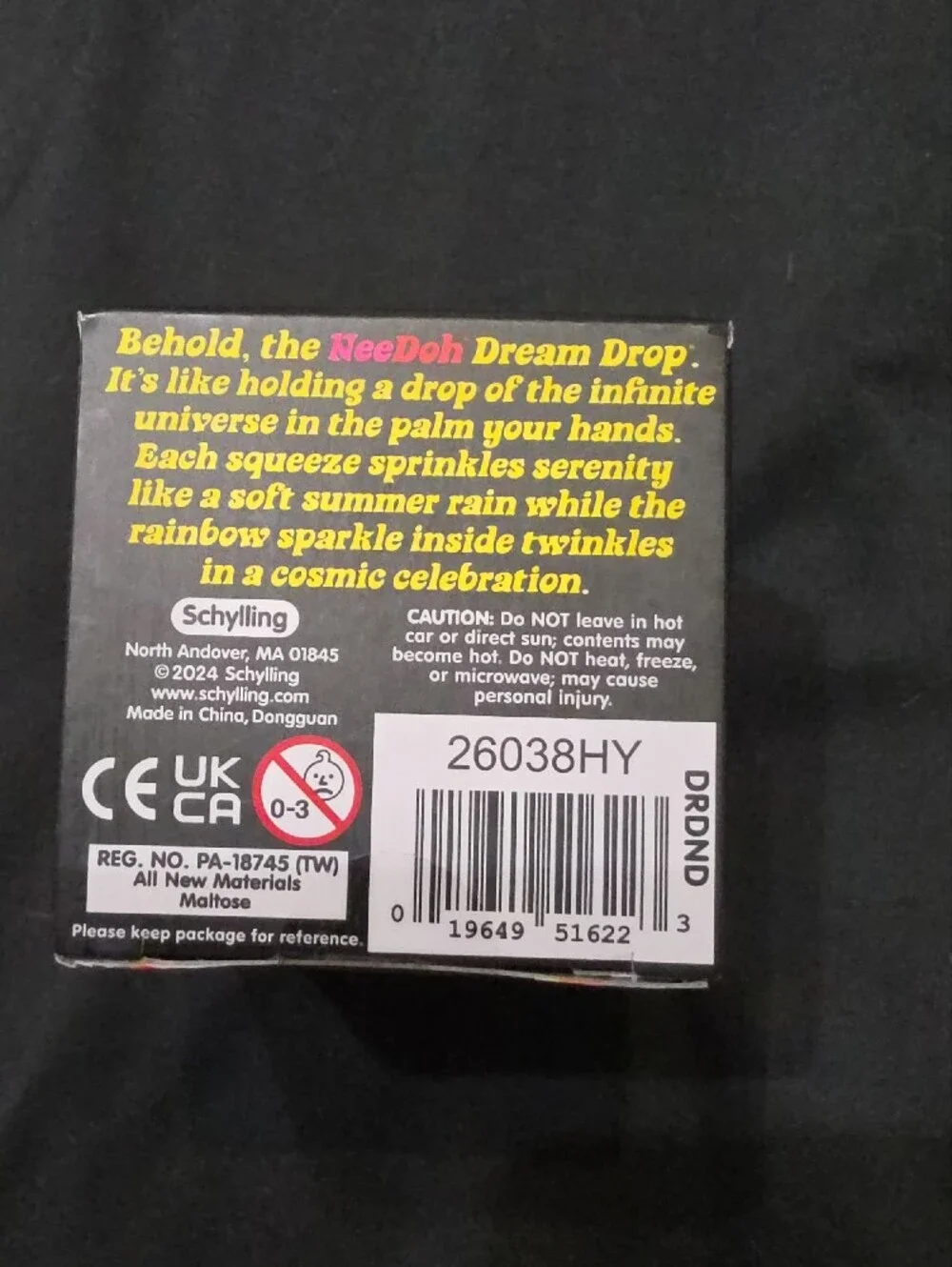 Dream Drop Purple Stress Toy